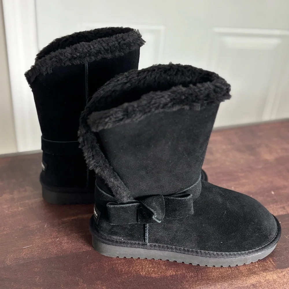 Koolaburra by UGG Suede Bow Short Boots - Arlena_4